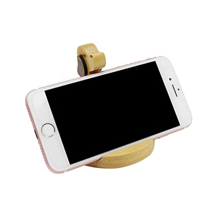 Cute Dog Cellphone Holder Stand Wooden Smartphone Desk Holder for All Mobile Phones Animal Phone Stand Desk Ornament - color: dog