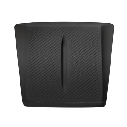 BestEvMod Center Console Wireless Charger Mat Compatible with Refreshed Model 3 Highland 2026 2025 2024 Accessories Phone Charge Area Silicone Mat Non Slip Silicone Pad (Black) - color: Black, size: 24+ M3