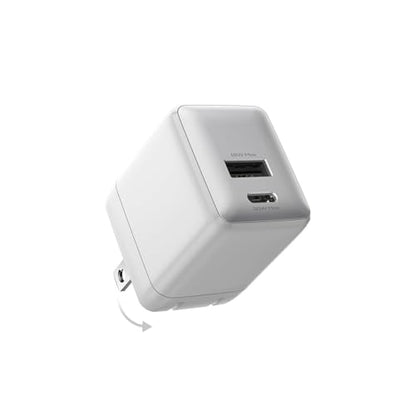 wegear USB C Fast Charging Charger, 30W Dual-Port GaN Nano Charger - color: White, size: 1 Pack