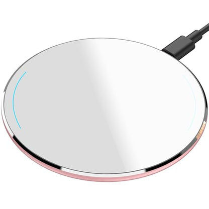 TOZO W1 Max 15W Fast Wireless Charging, Anti-Slip, Sleep-Friendly - color: Pink