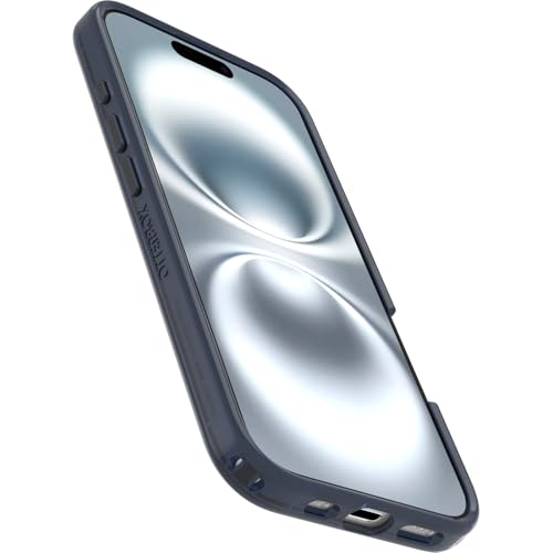 OtterBox Symmetry Series Clear MagSafe Case for iPhone 16, Shockproof, Drop Proof, Protective Thin Case, 3X Tested to Military Standard, Clear/Blue - color: Clear/Blue, size: iPhone 16, style: Case only