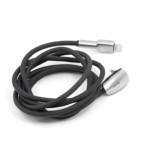 USB C to Lightning Charging Cable fit for 2026 Tesla Model 3/Y/X/S/Cybertruck 90° Right-Angle Charging Cable Compatible with iPhone 11/12/13/14 and Vehicles Dock (C to L) - style: USB C to Lightning Charging Cable