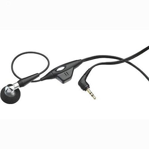 Headset Mono 3.5mm Hands-Free Earphone Single Earbud Headphone Earpiece w Mic Wired [Black] for AT&T Samsung Galaxy Express 3 - AT&T Samsung Galaxy Express Prime - AT&T Samsung Galaxy J3 (2016)