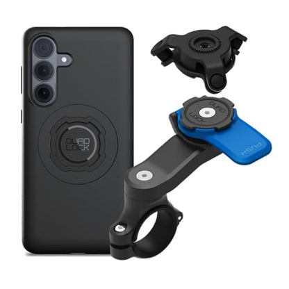Quad Lock Motorcycle Handlebar Mount Kit with Vibration Dampener and MAG Phone Case for Samsung Galaxy A57 - size: Samsung Galaxy A57