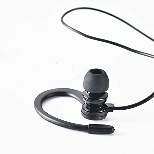 Single Side Earphone in-Ear Stereo to Mono Earbuds,3.5mm Plug Ear Hook Earpiece,Compatible Android Smartphones MP3 Players