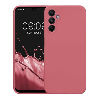 kwmobile Case Compatible with Samsung Galaxy A14 5G Case - Protective Slim TPU Phone Cover - Soft Matte Finish - Dark Rose - color: Dark Rose, size: Galaxy A14 5G