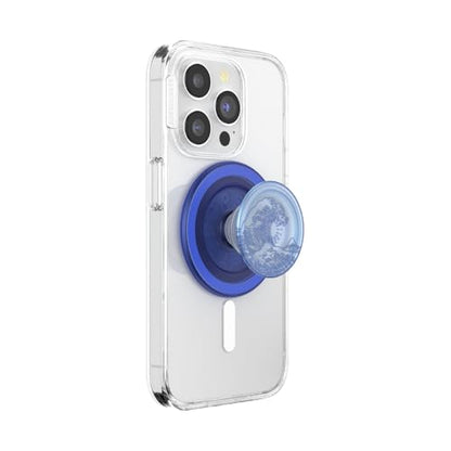 PopSockets Phone Grip for MagSafe, Magnetic Holder- Translucent Ocean - color: Translucent Ocean, style: MagSafe