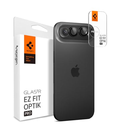 Spigen Glas.tR EZ FIT Optik Camera Lens Protector for iPhone Air - Black