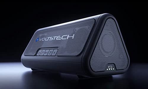 Bluetooth Wireless Charging Speaker Dock Station, NE100 Premium Stereo Sound Super-Bass Speaker, 3 in 1 Audio Player with Built-in Mic for Handsfree Calls Compatible with iPhone and Samsung Phones