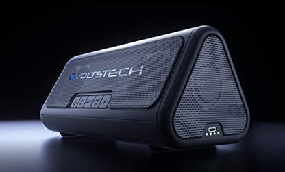 Bluetooth Wireless Charging Speaker Dock Station, NE100 Premium Stereo Sound Super-Bass Speaker, 3 in 1 Audio Player with Built-in Mic for Handsfree Calls Compatible with iPhone and Samsung Phones