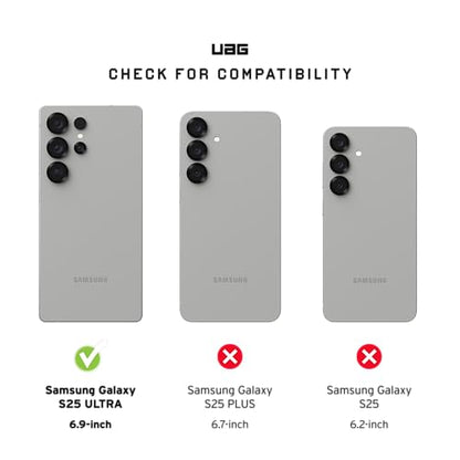 URBAN ARMOR GEAR UAG Designed for Samsung Galaxy S25 Ultra Case 6.9" DOT - Compatible with Magnetic Charging Slim Transparent Rugged Military Drop Tested Protective Cover, Cloud Blue - color: DOT - Cloud Blue