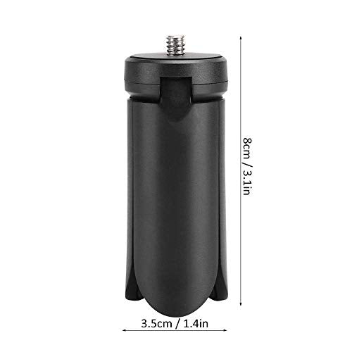 Mini Desktop Tripod, Non Slip Camera Holder Stabilizer Foldable Smartphone Stand Holder, Portable Phone Camera Tripod Camera Mounts Clamps with 1,4 inch Screw for Photographic Equipment