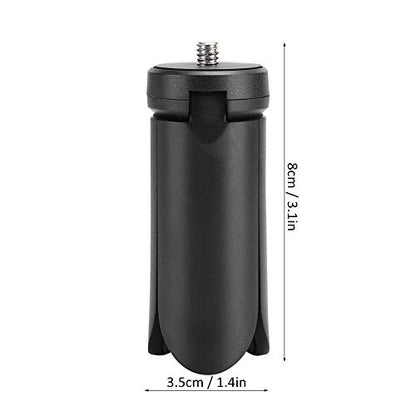 Mini Desktop Tripod, Non Slip Camera Holder Stabilizer Foldable Smartphone Stand Holder, Portable Phone Camera Tripod Camera Mounts Clamps with 1,4 inch Screw for Photographic Equipment
