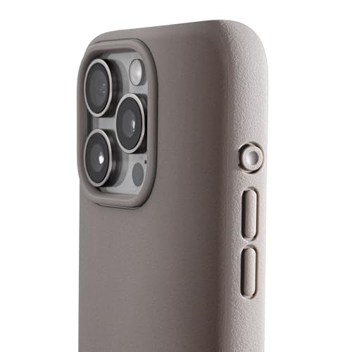 TineeOwl for iPhone 15 Pro Max Magnetic Case - Dune Series, Compatible with MagSafe, TPU, Minimalist, Slim/Thin, Grippy with Microfiber Lining, Rounded Action Button (Sand Stone, iPhone 15 Pro Max) - color: Sand Stone, size: iPhone 15 Pro Max