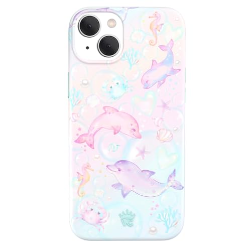 VELVET CAVIAR for iPhone 15 Case - Compatible with MagSafe - 10ft Drop Tested - Dolphins - color: Dolphins, size: 15