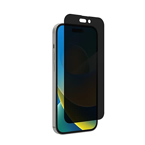 ZAGG InvisibleShield Glass Elite Screen Protector for iPhone 14 Pro Max, 2-Way Privacy, Reinforced Edges, 5X Shatter Protection - size: iPhone 14 Pro Max, style: Glass Elite Privacy