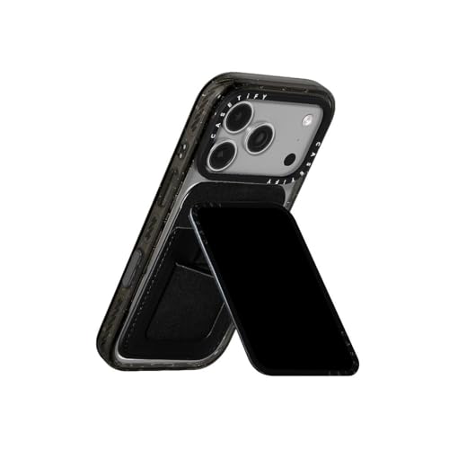 CASETiFY Snappy Card Holder Stand Compatible with Magsafe - Black - color: Black