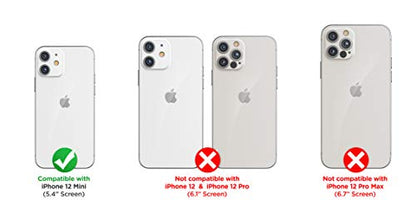 Encased DuraClip Holster for iPhone 12 Mini Case with Belt Clip (iPhone 12 Mini) - size: iPhone 12 Mini