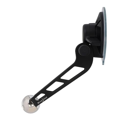 Nite Ize Steelie Windshield Mount - Phone Holder for Car Windshield - Alternative to Car Dashboard & Vent Phone Mounts - Compatible with Steelie Magnetic Mounting System - Black
