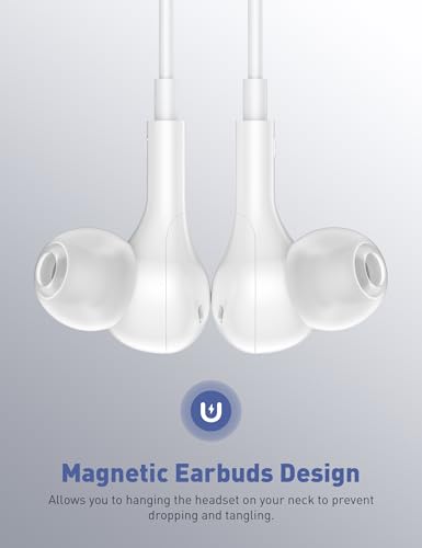 iMangoo Wired Earbuds 3.5mm Jack School Airplane Travel Headphones White - color: White