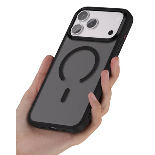 Clear Case for iPhone 17 Pro Max/17 Pro/17 Air/17, Yellowing Resistant PC Back Magnetic Case Camera Protective - color: Pink, size: 17 Pro Max