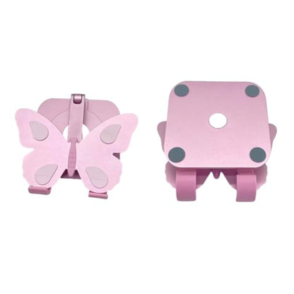 Phone Stand, Butterfly Shape Aluminum Alloy Mobile Phone Holder, Height Adjustable, Foldable Portable Stand, for Desktop Tablet (1PC)