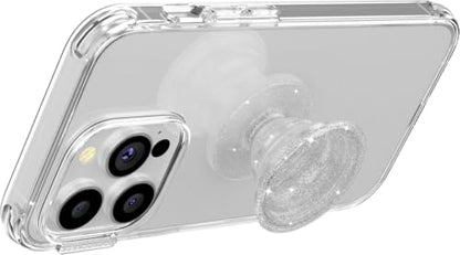 PopSockets Adhesive Phone Grip, Holder- Clear Glitter - color: Clear Glitter, style: Adhesive