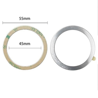 TENOC Universal Metal Ring Sticker, 3Pcs, Silver - color: Silver