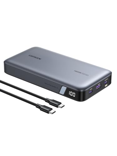 UGREEN Nexode 25000mAh 145W 3-Port USB-C Power Bank for iPhone 18 Pro Max - size: 160*81*27 mm