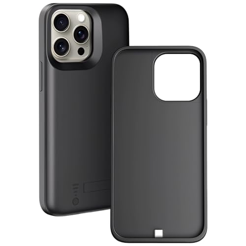 5000Mah Battery Case for 16, Wireless Charging, Liquid Silicone Cover, Dual Input, Led Indicator