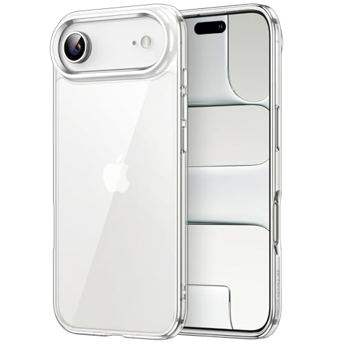 JETech Case for iPhone Air, Anti-Yellowing, Clear | Shockproof Protection, Scratch Resistant Hard PC Back, Durable Transparent TPU Bumper - color: Clear, size: iPhone Air