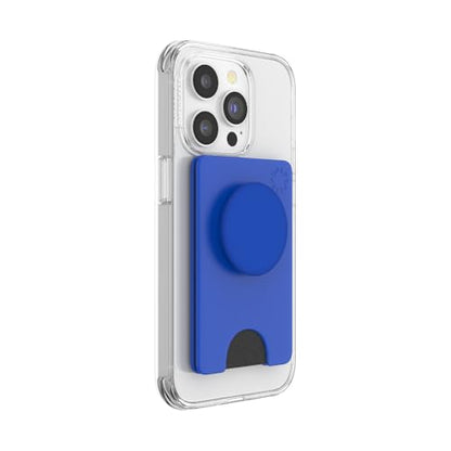 PopSockets Adhesive Phone Wallet with Grip- Cobalt - color: Cobalt Adhesive, style: Adhesive