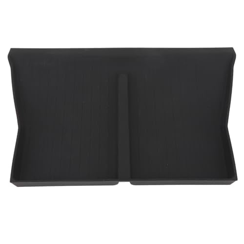 Center Console Wireless Charging Mat Anti Slip Design Easy to Clean Silicone Pad for Cars Stylish Interior Accessories (Black W240004607) - color: Black W240004607