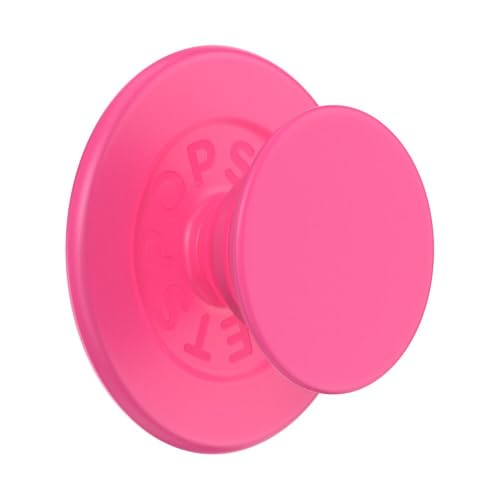 PopSockets Phone Grip for MagSafe, Magnetic Holder- Neon Pink - color: Neon Pink, style: MagSafe