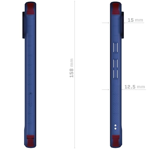Ghostek Covert Clear Google Pixel 8a Case with Shockproof Drop Protection Premium Protective Wireless Charging Compatible Phone Cover Designed for 2024 Google Pixel 8a (6.1") (Blue) - color: Blue [Limited Edition], size: Pixel 8a