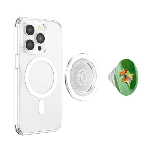 Baby Frog Green Exotic Tropical Toad Anuran Idea Gift PopSockets PopGrip for MagSafe - style: Magnetic PopGrip