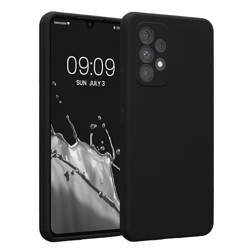 kwmobile Case Compatible with Samsung Galaxy A53 5G Case - Slim TPU Silicone Phone Cover - Soft Touch Finish - Black - color: black, size: Galaxy A53 5G