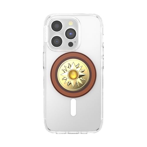 PopSockets Phone Grip for MagSafe, Magnetic Holder- Sun Amber Jewel - color: Sun Jewel Amber