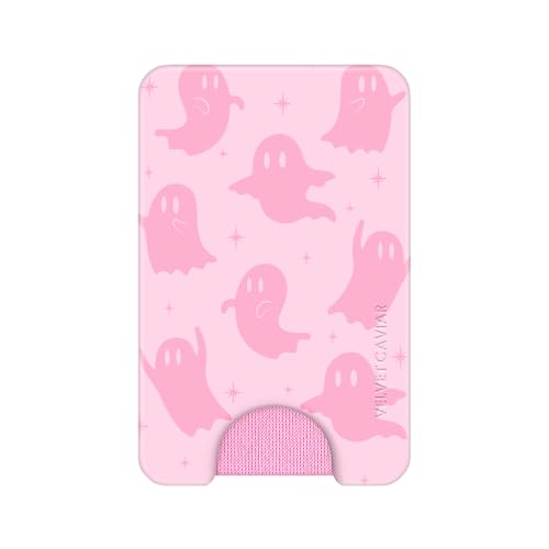 VELVET CAVIAR compatible with MagSafe Wallet 2.0 | Magnetic Card Holder Wallet for iPhone 17/16/15/14/13/12 or Phone Cases compatible with MagSafe | Ghosted Pink - color: Ghosted Pink