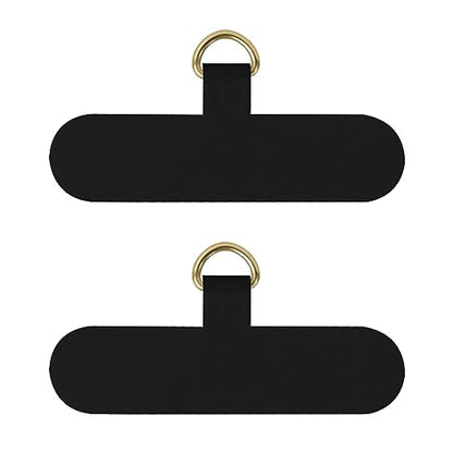 COCASES Phone Tether Tab, Phone Lanyard Strap Tab, 2 Pack Oval Black - color: Ovaltab-black*2