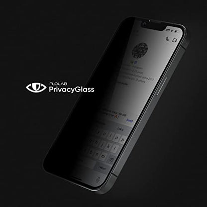 FLOLAB NanoArmour ONETIME PRO for iPhone 15 Pro Max Privacy Screen Protector, Anti-Reflective, 3D Edge-to-Edge, Anti-Spy Tempered Glass, Reinforced Edges, Durable, Smooth, Easy Install, Dust-Free - size: 15 Pro Max