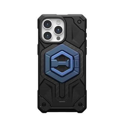URBAN ARMOR GEAR UAG Magnetic Ring Stand Compatible with MagSafe Magnet, Removable Metal Finger Ring Grip 360 Rotation Adjustable Kickstand for iPhone 17, Galaxy S26, Mallard/Bright Blue