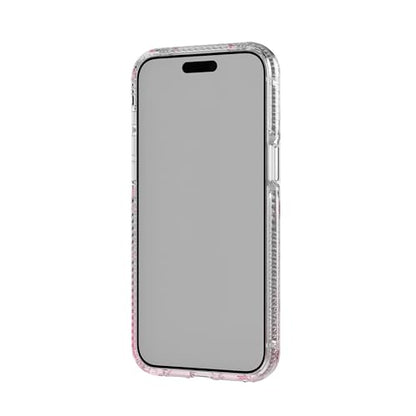 Tech21 FlexQuartz Phone case for iPhone 15 Pro Max - Compatible with MagSafe - 15x Military Standard Protection - Cherry Blossom Design - color: Pink, size: iPhone 15 Pro Max