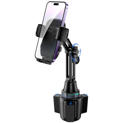 Cup Phone Holder for Car, [Upgraded Version]Universal Car Cell Phone Holder