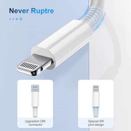 [Apple MFi Certified] Short USB-C to Lightning Cable (3Pack 0.6FT), iPhone Fast Charger Cable USB-C Power Delivery Charging Cord High Speed Data Sync for iPhone 14 13 12 11 Pro XS XR X 8 iPad Airpods