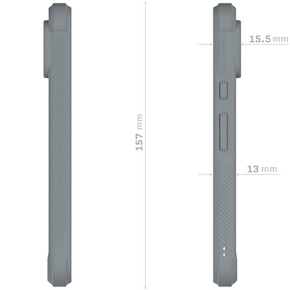 Ghostek Covert Pixel 8 Case Clear - Hard Anti-Scratch Back, Silicone Bumper, Compatible with Wireless Charging, Shockproof Phone Cover (6.2 Inch, Gray) - color: Gray [Limited Edition], size: Pixel 8