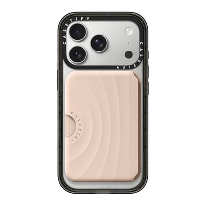 CASETiFY Snappy Ripple Wallet [Campatible with Magsafe] - Oat - color: Oat