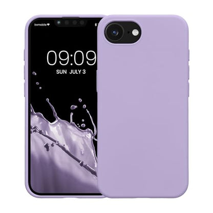 kwmobile Case Compatible with Apple iPhone 17e / iPhone 16e Case - Slim Protective TPU Silicone Phone Cover - Lavender - color: lavender, size: iPhone 17e / iPhone 16e