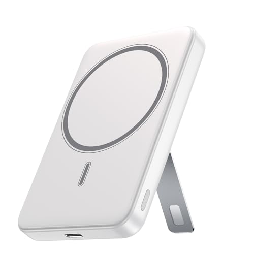 for Magsafe Portable Charger, 10000mAh Wireless Power Bank, White - color: White