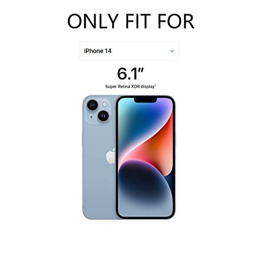 1PC Clear Soft TPU Silicone Case for iPhone 14 | Clear Flexible Back Cover Made of Soft TPU/Silicone Rubber with Precise Rear Camera Cutouts - color: For iPhone 14
